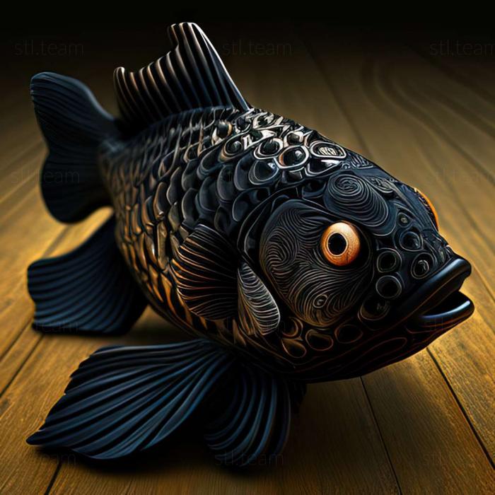 3D модель Риба чорна мар (STL)